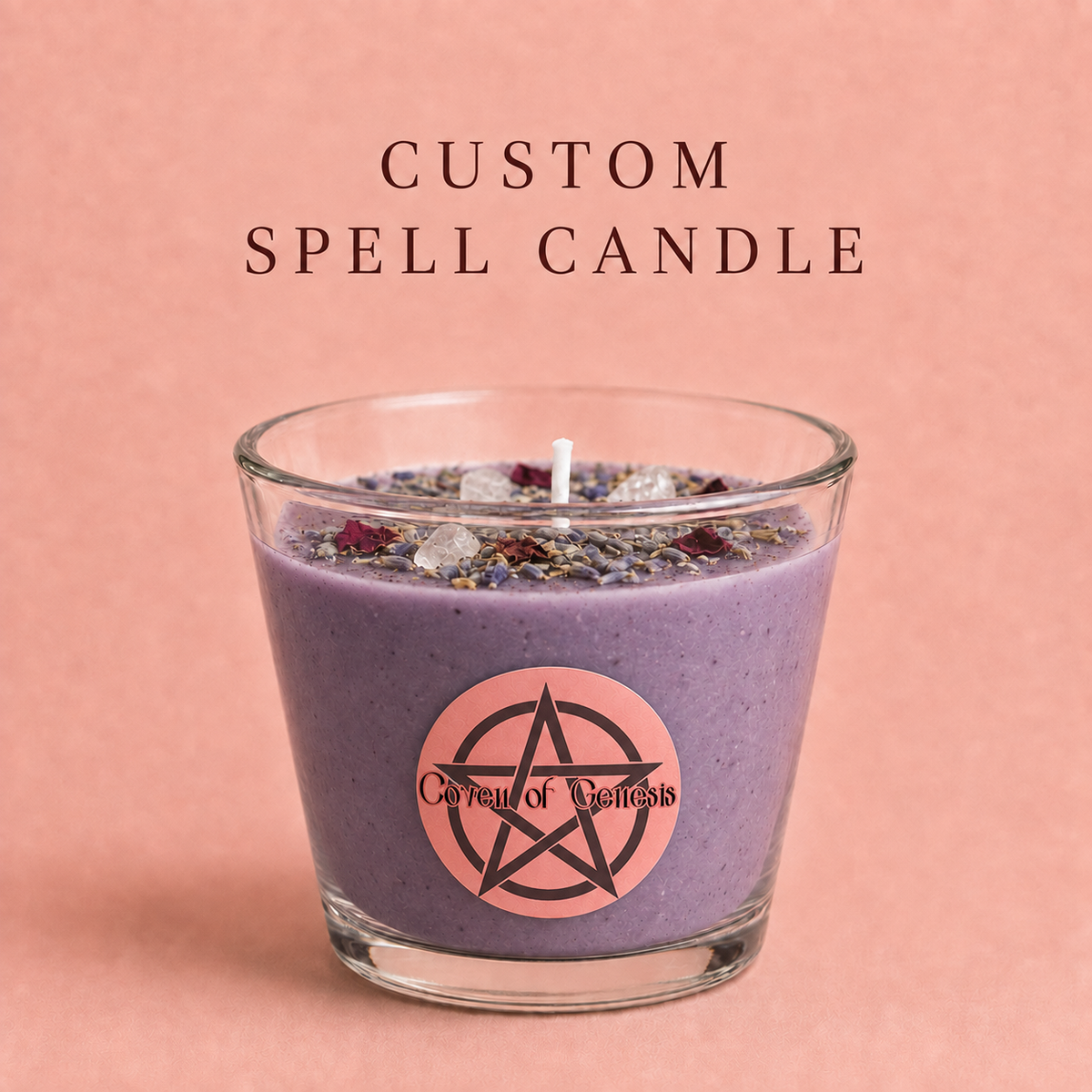 Custom Spell Candle | Personalised Intention Candle