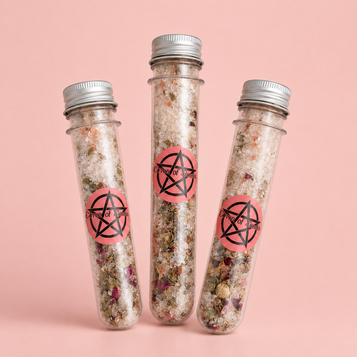 Crystal Intention Bath Salt Vial | Personalised Ritual Bath Soak
