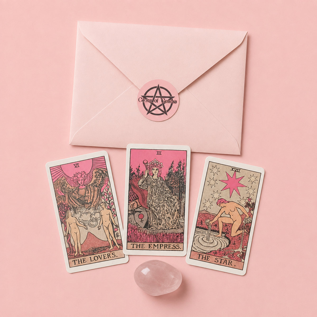 3 Card Tarot Reading with Physical Cards & Crystal | Personalised Reading