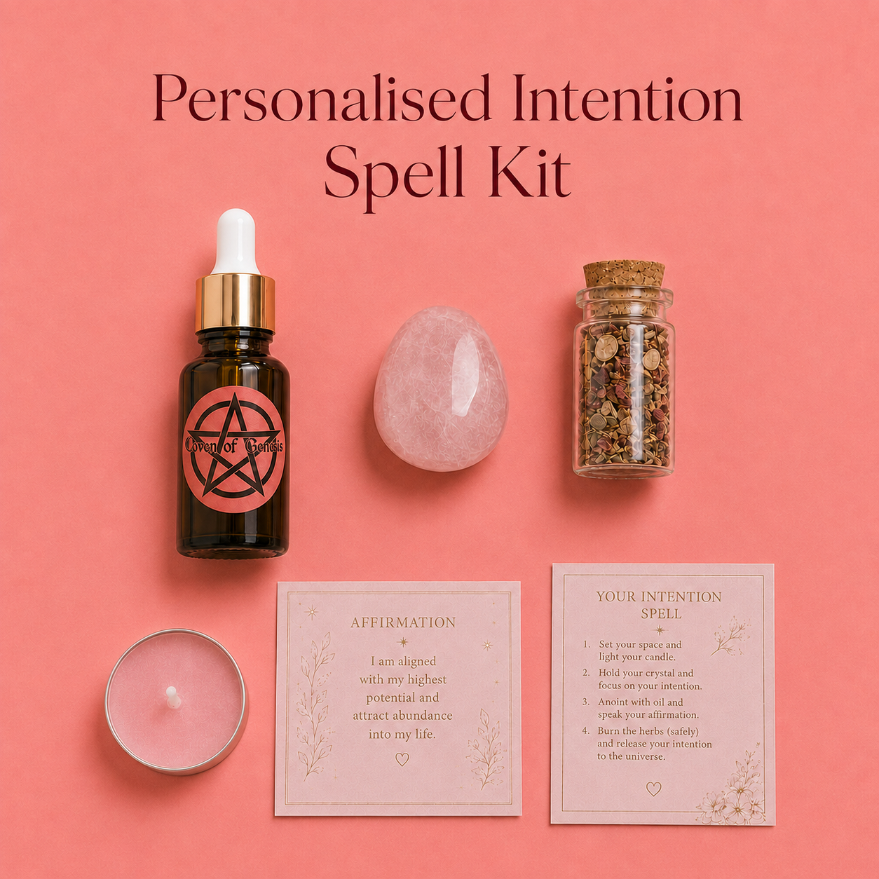 Personalised Intention Spell Kit | Custom Ritual Set