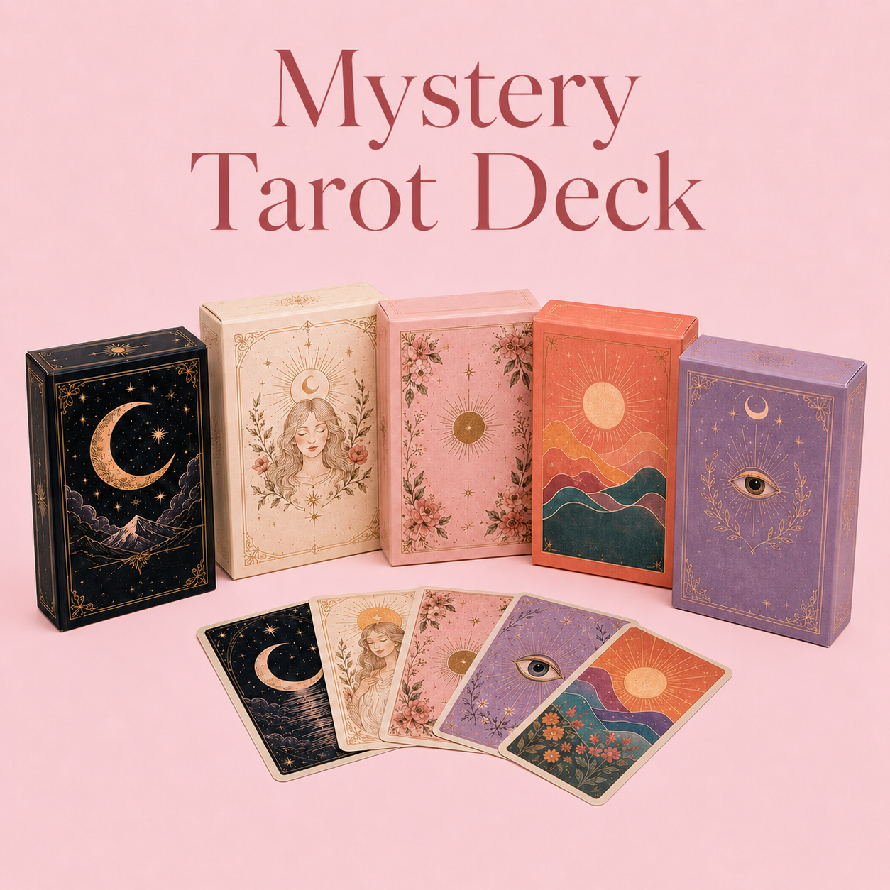 Mystery Tarot Deck – Intuitively Chosen Tarot Cards