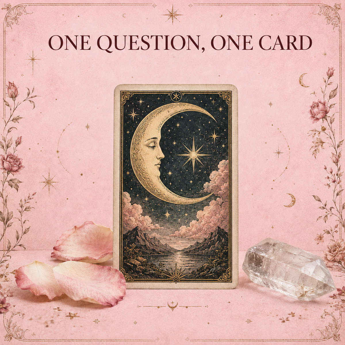 One Question, One Card | Personalized Tarot Reading (Digital)