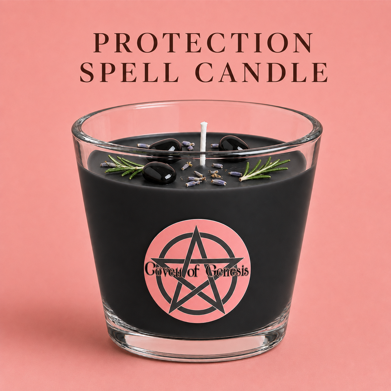 Protection Ritual Spell Candle