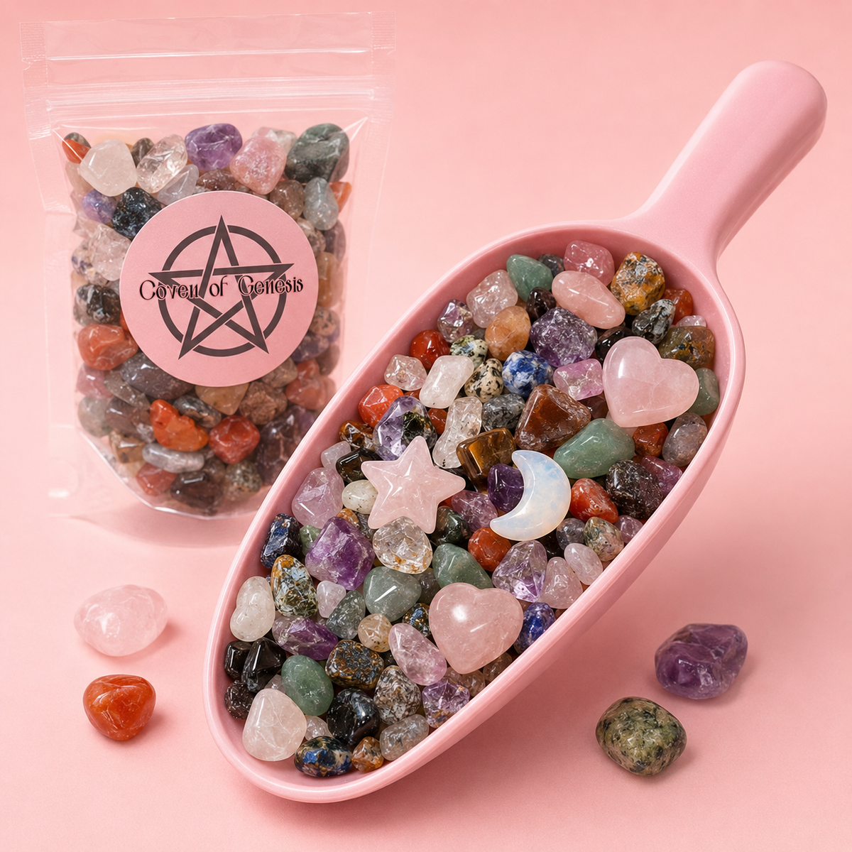 Mystery Crystal Scoop 100g | Gemstones, Tumbles & Confetti