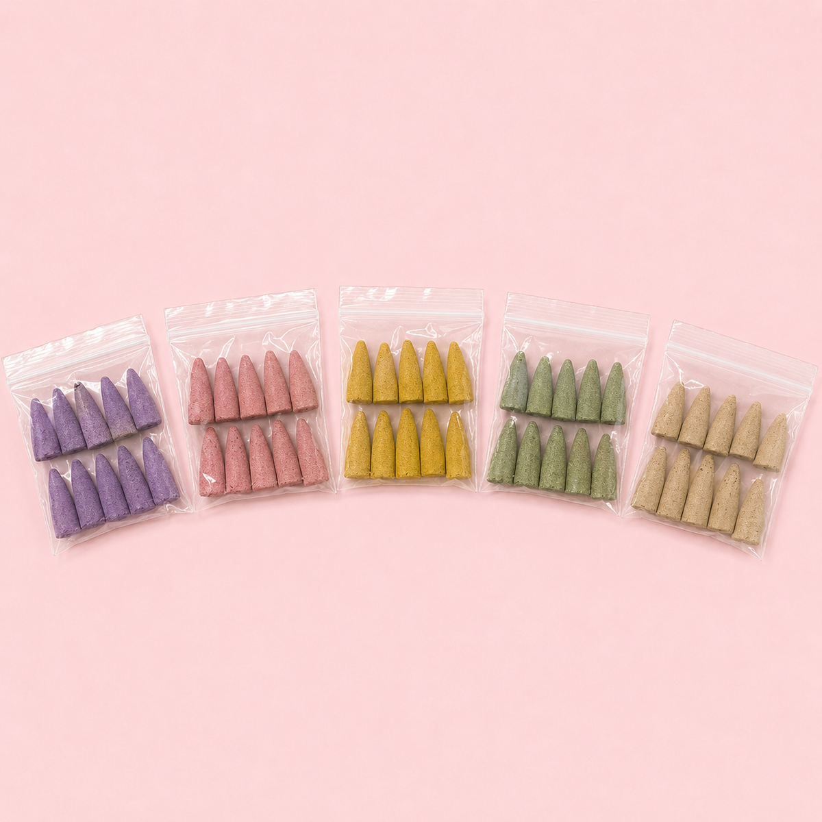 Handmade Incense Cones (Set Of 10)