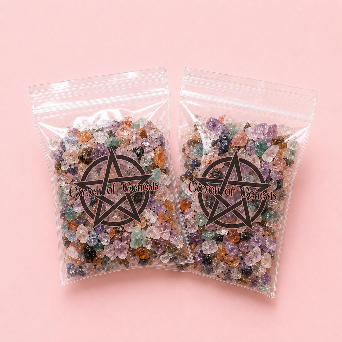Mini Crystal Confetti Bag | Tiny Mixed Chips for Spell Jars, Crafts, Altars