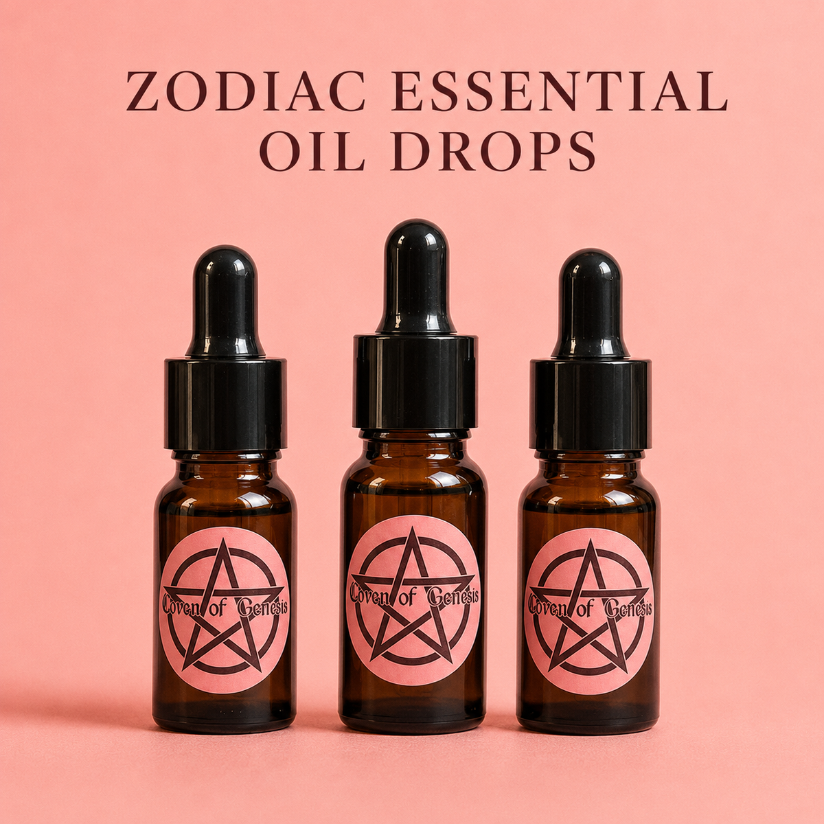 Zodiac Essential Oil Drops 10ml | Astrology Ritual Oil - 12 Star Signs