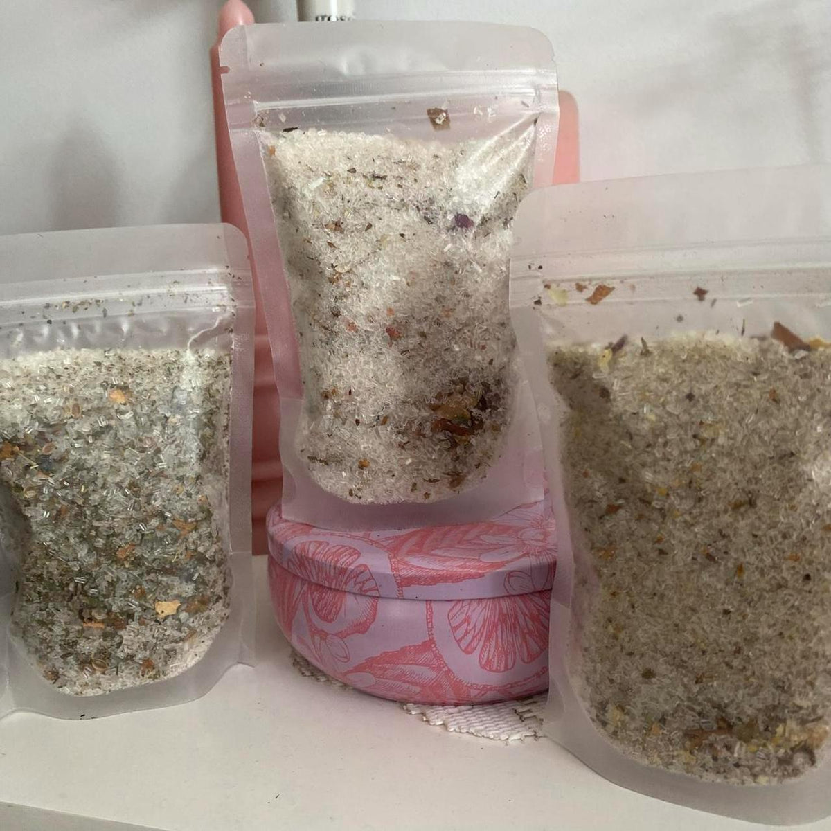 Intention Bath Salts, Handmade Ritual Herbal Soak
