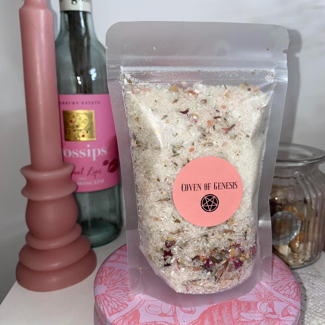 Intention Bath Salts, Handmade Ritual Herbal Soak