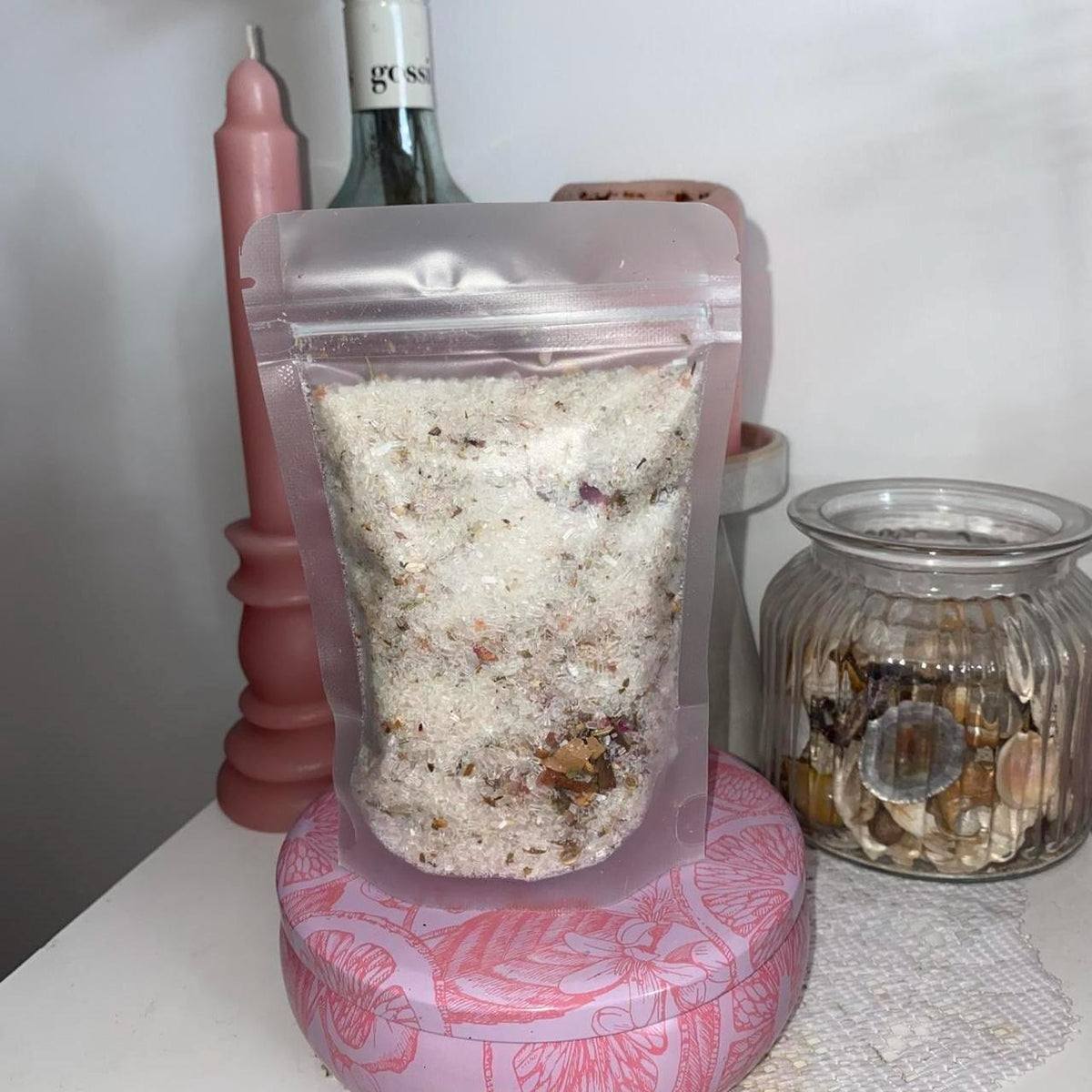 Intention Bath Salts, Handmade Ritual Herbal Soak