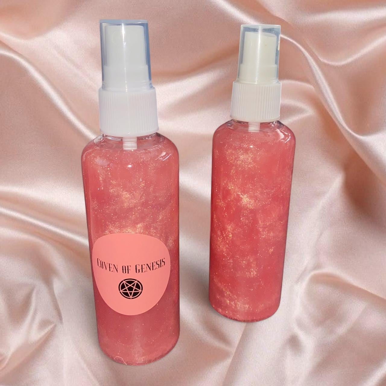 Shimmer Body Oil Spray – Vegan Coconut Jojoba Glow, 100ml