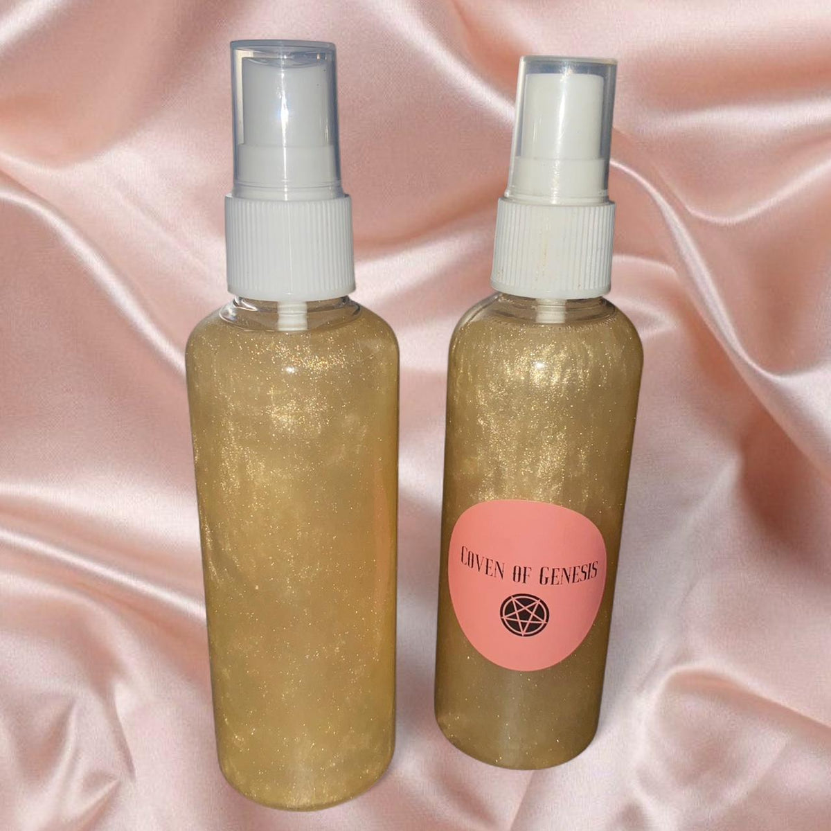 Shimmer Body Oil Spray – Vegan Coconut Jojoba Glow, 100ml