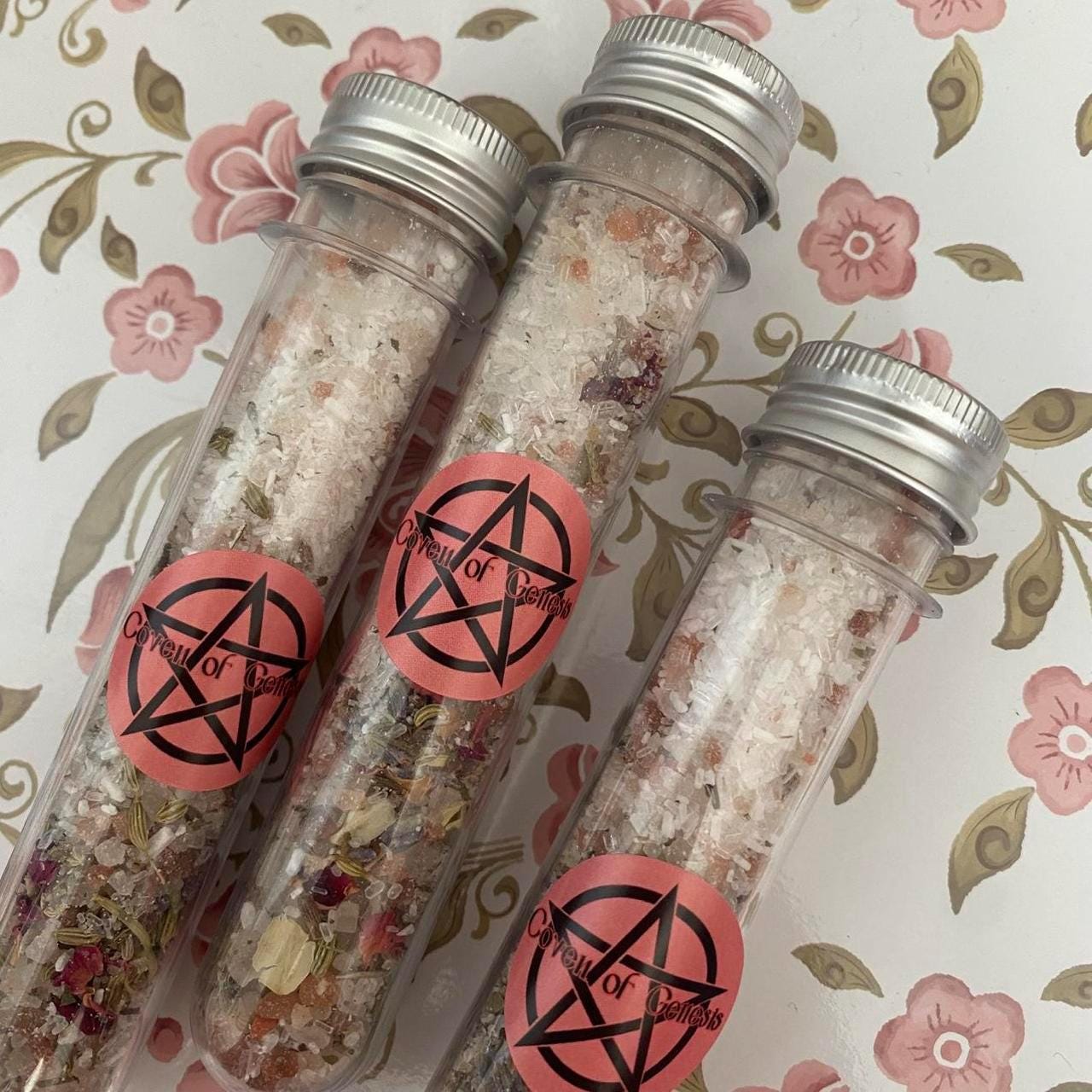 Custom Intention Bath Salts | Handmade Ritual Soak, Australian Made (40ml)