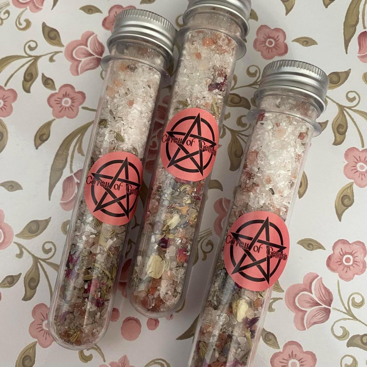Custom Intention Bath Salts | Handmade Ritual Soak, Australian Made (40ml)