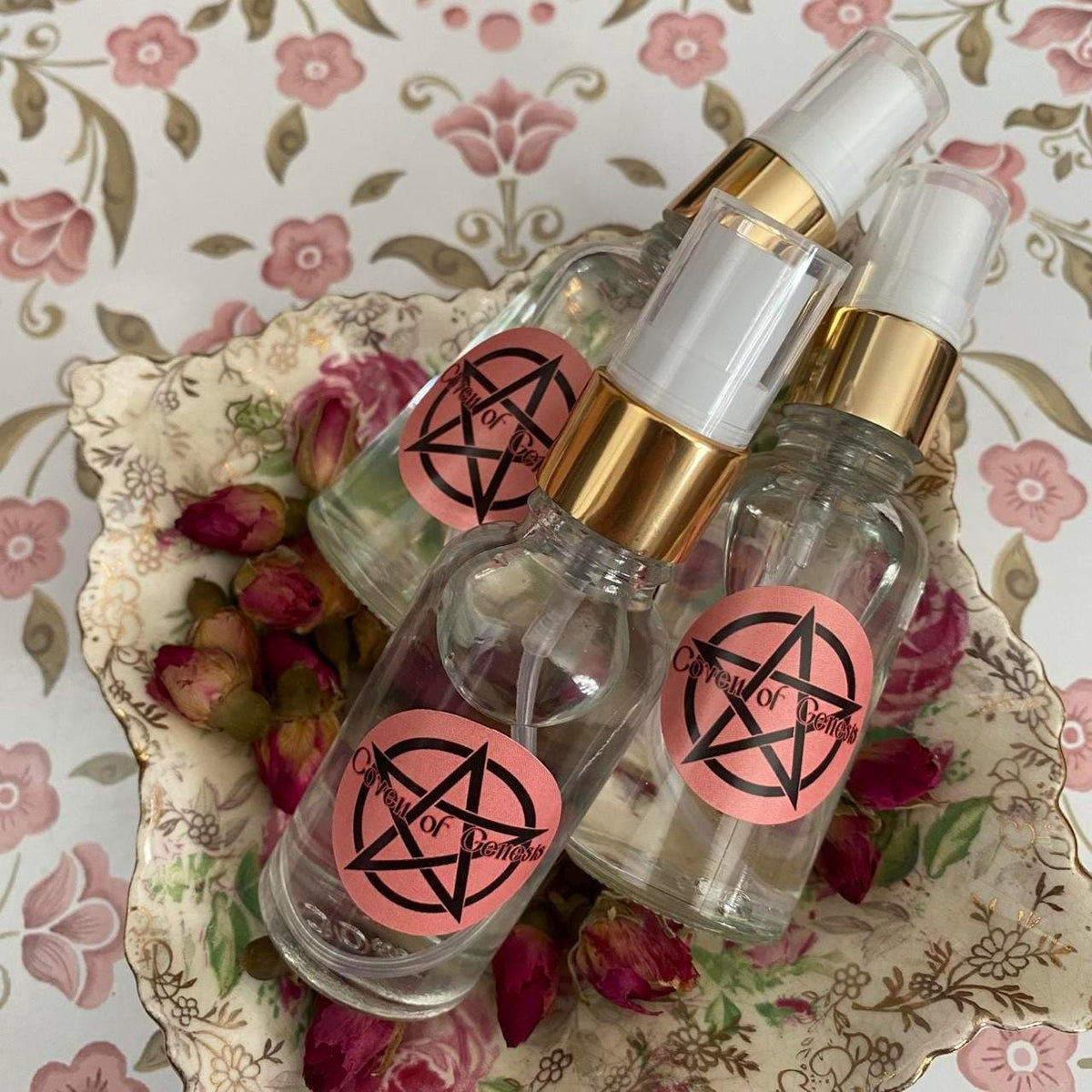 Handmade Veiling Spray 30ml | Spiritual Protection Mist, Aura Veil, Energy Shielding (Glass Bottle)