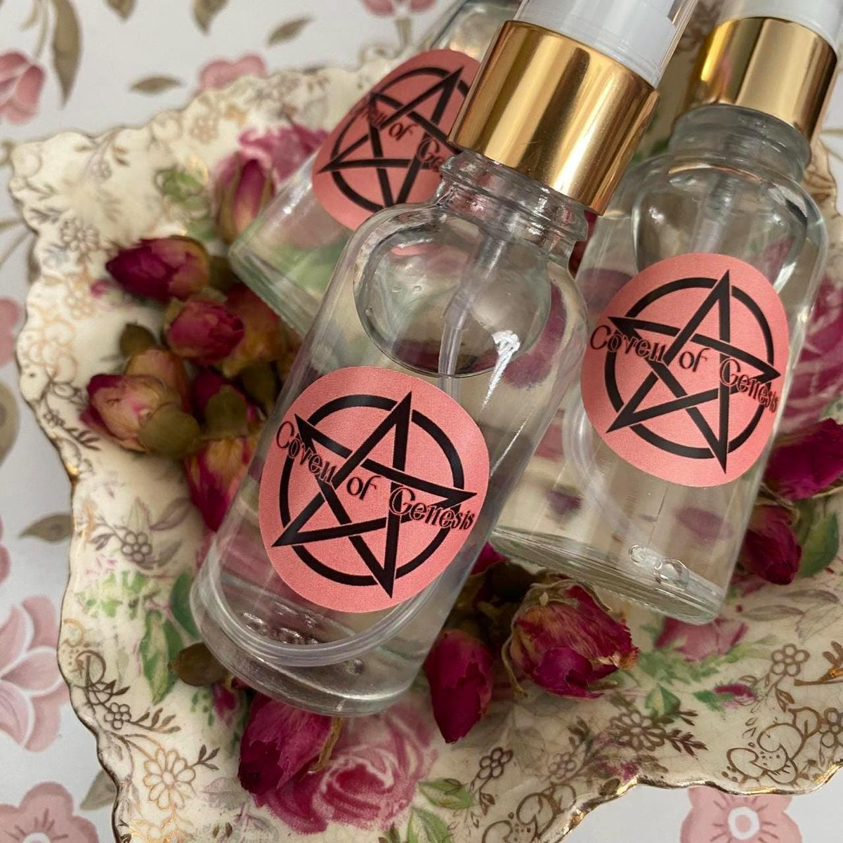 Handmade Veiling Spray 30ml | Spiritual Protection Mist, Aura Veil, Energy Shielding (Glass Bottle)